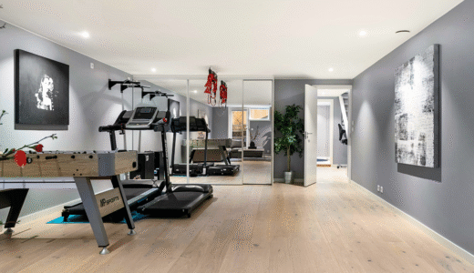 トレーニーのロマン、自宅ジムを作る